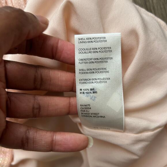 Anthropologie Pale Pink Amelie Sequin Tank Top US Size 8 - Picture 8 of 8